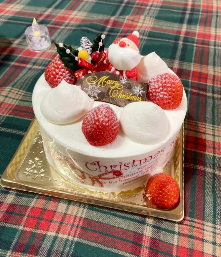 クリスマスのホールケーキ